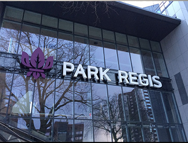 3D Illuminated signage installation