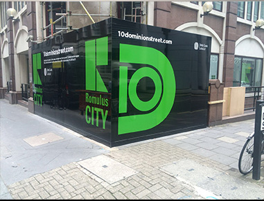Hoarding graphics installed in London